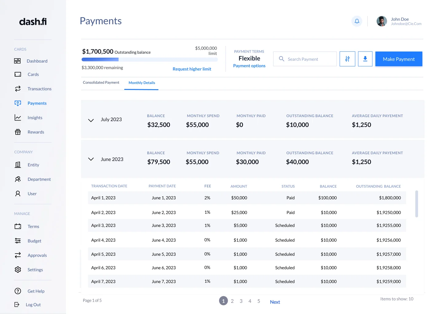 fintech flexible payment ux